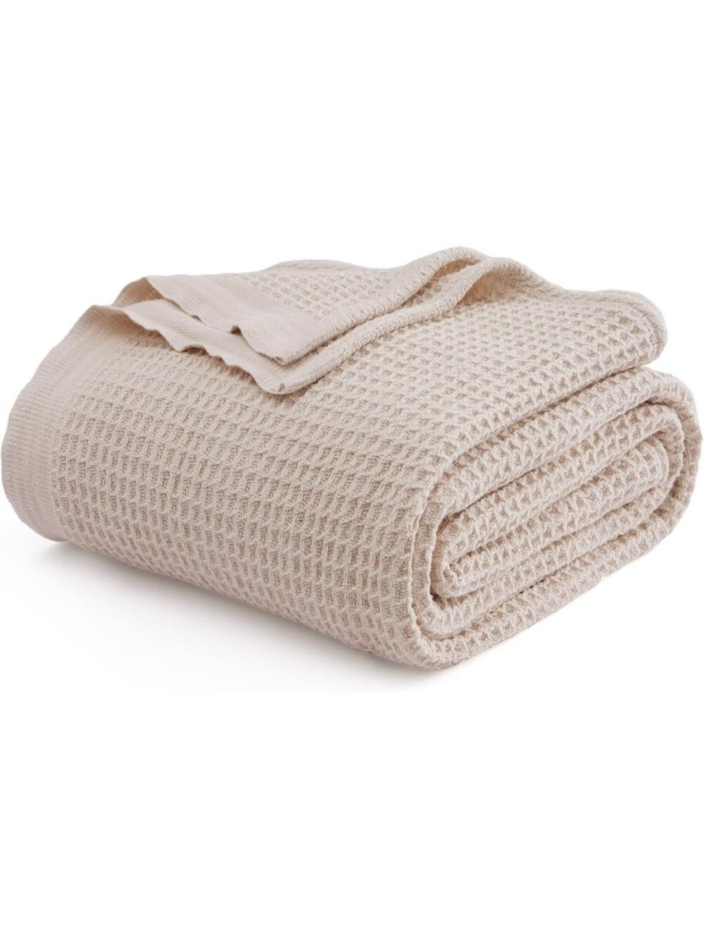NWOT Bedsure 100% Cotton Blanket, Waffle Weave